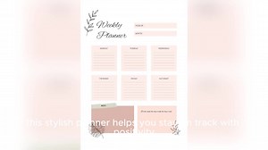 Stylish Weekly Planner With Inspirational Quotes and Goal Setting Sections - Etsy Canada