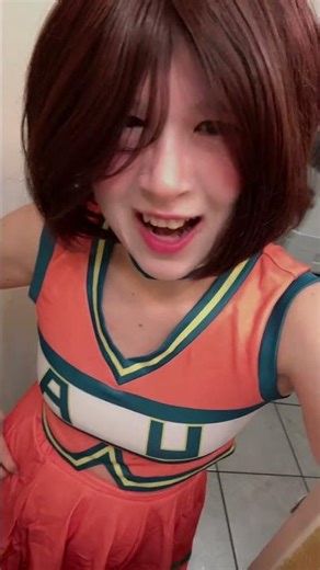 hey #ochaco #ochako #cheer #cosplay #mha #ochacocosplay #cutecosplay #ua #uacosplay