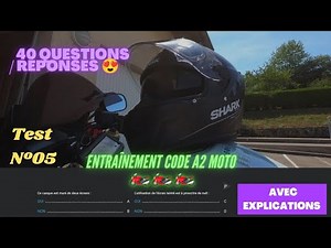 Entrainement au code A2 ETM moto 2024 Test N°5