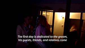 A Pomak bride prepares for her wedding, with her eyes closed and her face covered in white paste and dotted with bright sequins. It's an old tradition among Bulgaria's Muslim minority | Reuters