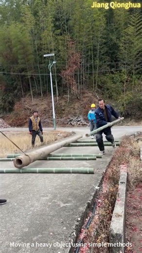 Moving a heavy object using simple methods