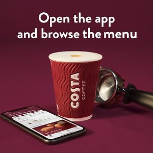 With mobile ordering* on the Costa app, you can grab your favourites contact-free. Open the app, browse the menu and order – 5 minutes and your order is waiting for you ☕❤️ Open the app here: https://swf3j.app.goo.gl/kxnh8 *Selected stores | Costa Coffee