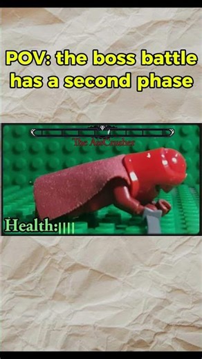 boss battle in games be like | LEGO animation