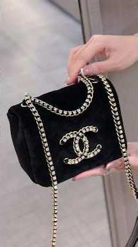 Chanel Velvet CF 21A Handbag 2021 Chanel Bag Preloved