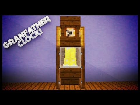 Minecraft - How To Make A Grandfather Clock