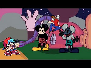 Friday Night Funkin' VS Treasure Funkin (FNF MOD/HARD) - Thunderstorm but Mickey Mouse Sings It