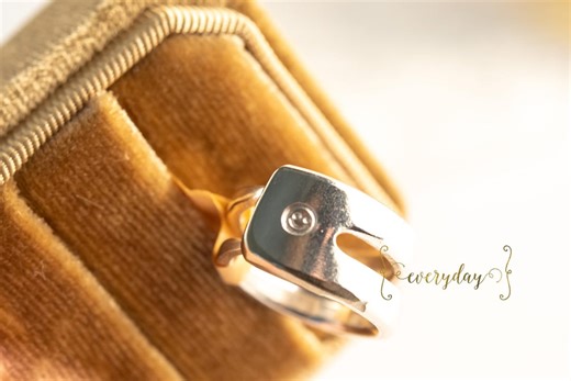 Fork Tine Ring • Handmade • Authentic Vintage Silverplate Silverware • Recycled Fork • Hand Stamped Ring • Double Ring • Boho • Gift for Her - Etsy