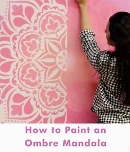 2.9K views · 58 reactions | There is no place like "Om"! <3 You can paint an easy DIY mandala mura with Modello Stencils! They make painting a statement wall fast and easy with no experience needed! Watch and learn how to paint a wall with a large mandala that will give you more peace of mind... Buy stencils here: www.modellocustomstencils.com | Royal Design Studio Stencils/Modello Designs | Facebook