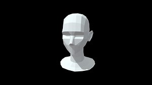 Low Poly Face - Download Free 3D model by ComputerCat (@ComputerCats)