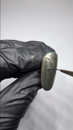 Easy Spider Web Nail Design Tutorial using our Chrome Powder @nailed_byemily | Bluesky Cosmetics