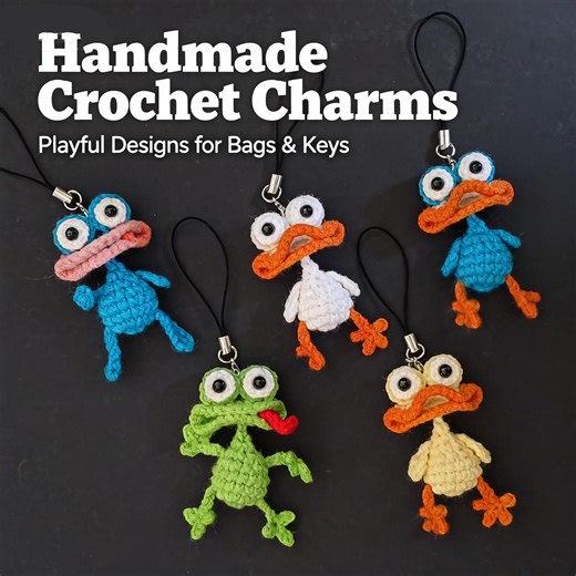 4-in-1 Ugly-cute Animals Crochet Pattern Quick and Fun Projects Gifts | Keychain/bag Charms | 4 Animals   2 Size - Etsy Australia