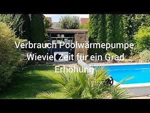 Verbrauch Poolwärmepumpe - wie effektiv ist eine Poolheizung