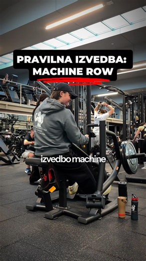 Kako narediti machine row? #gym #fitness