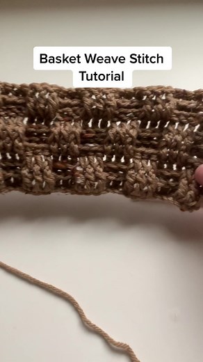 This is one of my favorite stitch patterns! #crochet #crochetersoftiktok #crochettutorial