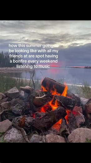 Exciting Summer Nights with Friends by the Bonfire