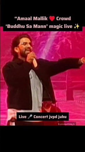 Amaal Mallik Live 🎤 | Buddhu Sa Mann Crowd Sing Along ❤️ #AmaalMallik#BuddhuSaMann#AmaalMallikLive