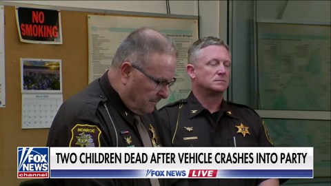 Two children dead after suspected drunk driver crashes into birthday party