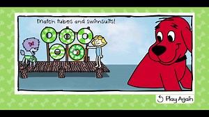 Clifford The Big Red Dog Clifford's Slide Cartoon Animation PBS Kids Game Play Walkthrough