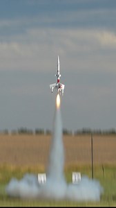 A rad upscale of the classic Estes Rockets Starship Vega on a high power motor! #rocketry #upscale #estes #science #DIY | Braden Carlson