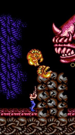 Contra (1988) Stg 8 - Alien's Lair CT #games #snes #retrogaming #gamer #nintendo #retro #retrogamer