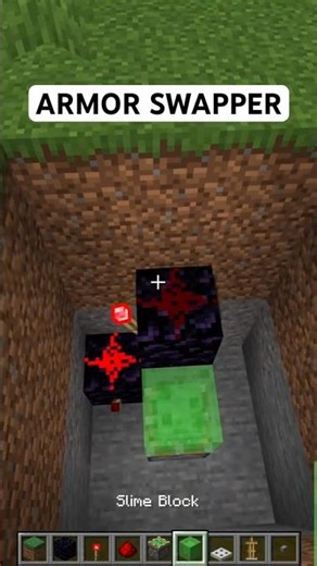 Minecraft Armor Swapper Tutorial #minecraft #shorts