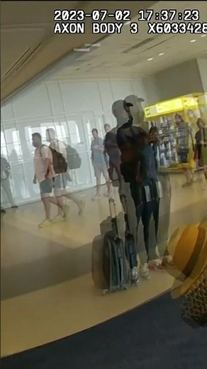 Tiffany Gomas 'crazy plane lady' storms off American Airlines flight in new bodycam video