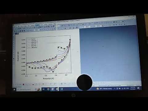Calculation of Specific Capacitance from CV Data