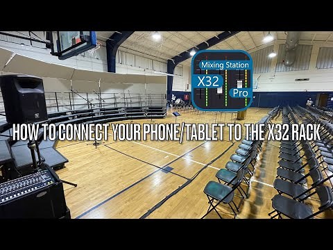How to CONNECT Your Phone/Tablet with the Behringer X32 Rack With A WiFi Router!