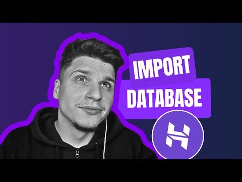 How Do I Import A Database With Phpmyadmin On Hostinger Website Builder