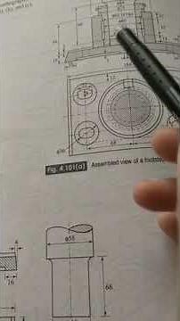 FootStep Bearing//Machine Drawing