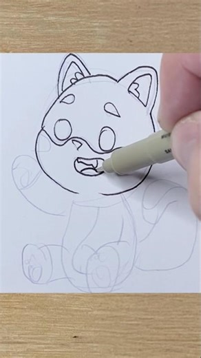 How to draw Anime Dogs 2 #art #drawing #ink #dog #sketch #drawingtutorial #artist #cute