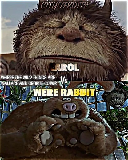 Were Rabbit vs Carol #wherethewildthingsare #wallaceandgromit #vsedit #vsbattle #wererabbit