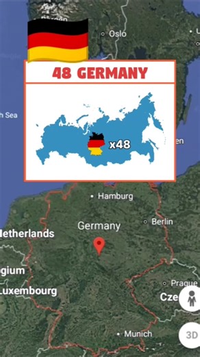 Countries that can fit inside map of russia #shorts