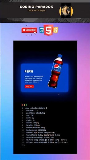 Learn how to create [mention specific animation] using HTML and CSS in this quick YouTube Short!