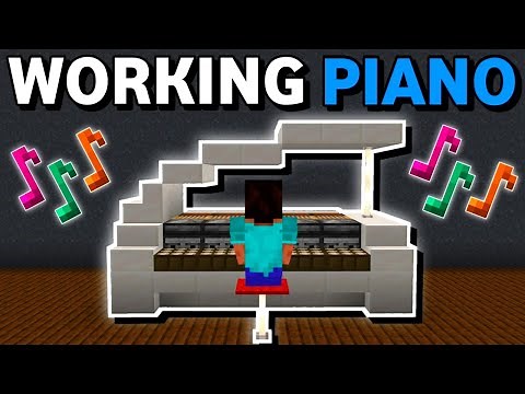 Minecraft: Working Piano Tutorial!