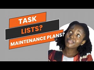 What is a maintenance plan|what is a task list|task list|sap pm