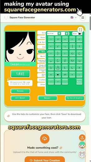 Square Face Generators: The Ultimate Icon Maker #avatarmaker #squareface #freetools
