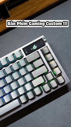 Một chiếc bàn phím cơ 2 trong một rất hay cho anh em vừa gaming vừa custom #nghiensetup #desksetup #banphimco #customkeyboards #banphimcogaming | Nghiện Setup