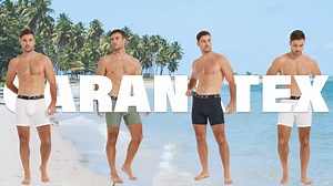 Mens Underwear Boxer Briefs 4 Pack Designed for Sports