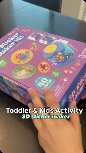 As a homeschool mom, I need all the activities to keep these kids entertained 😅 My kids loved this 3D sticker maker from @educationalinsights 💕 you can pick from 2 different sizes and 40 designs with different confetti’s you can mix and match ✨ #momlife #kidsactivitiesathome #3dsticker #3dstickermaker #homeschooling #homeschoolkids #educationalactivities #kidscrafting #explorepage | Karina Garcia