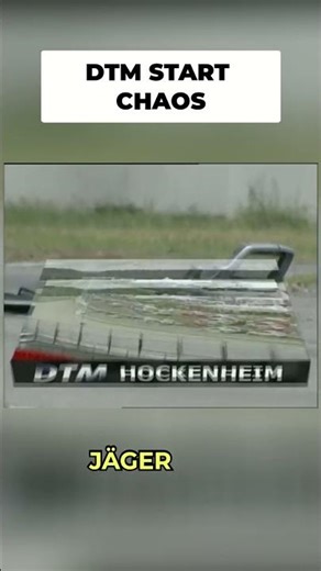 DTM Start Disaster: Hood Flies Off Mid-Race #dtm #racing #crash