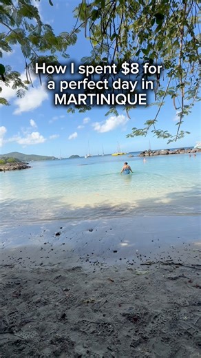 Martinique has some beautiful beaches- but you’ll need to travel away from the port to visit them! #cruise #cruisetips #martinique #PointeDuBout #caribbean #beach | MH Family Adventures