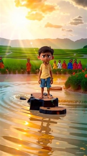 🗣️ जादुई नदी 😱😱#ai #comedy #emotional #shorts #funny #kahani #aivideo