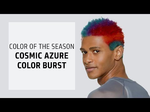 Cosmic Azure Color Burst Tutorial | Goldwell Color of the Season | Goldwell Education Plus