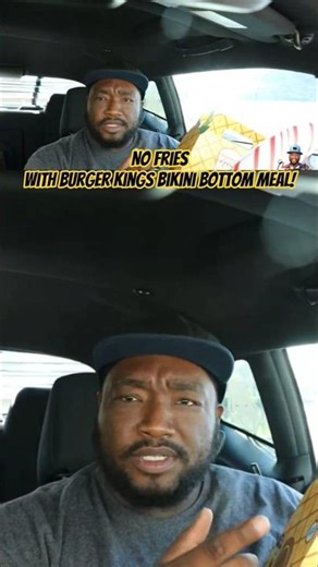No Fries with Burger King's Bikini bottom meal! #shorts