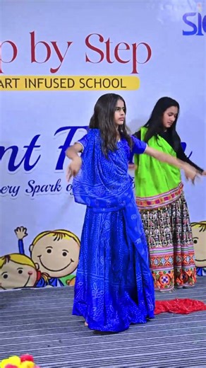 Ghoomar Group Dance of Step By Step Students l #school #dance #sikar #siadigital