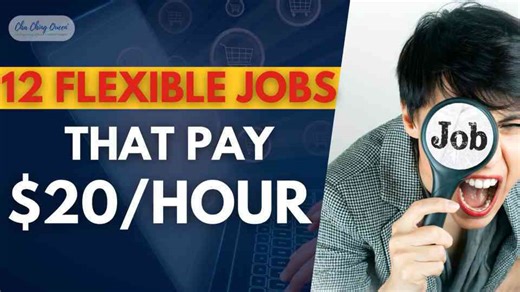 12 Flexible Jobs That Pay $20 An Hour