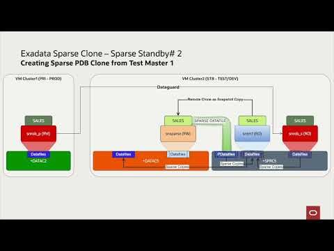 Building Rapid Space Efficient Test Environments with Exadata Sparse Clones in Oracle