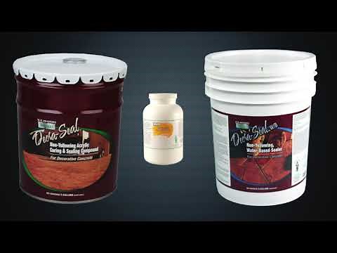 DECRA-SEAL Non-Yellowing Acrylic Curing and Sealing Compound for Decorative Concrete