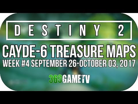 Destiny 2 IO Treasure Map Locations (Cayde-6 Treasure Maps Guide Week #4 26/09 - 03/10)